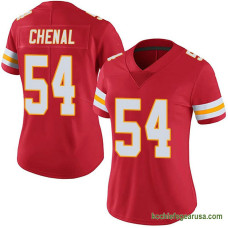 Womens Kansas City Chiefs Leo Chenal Red Authentic Team Color Vapor Untouchable Kcc216 Jersey C2461